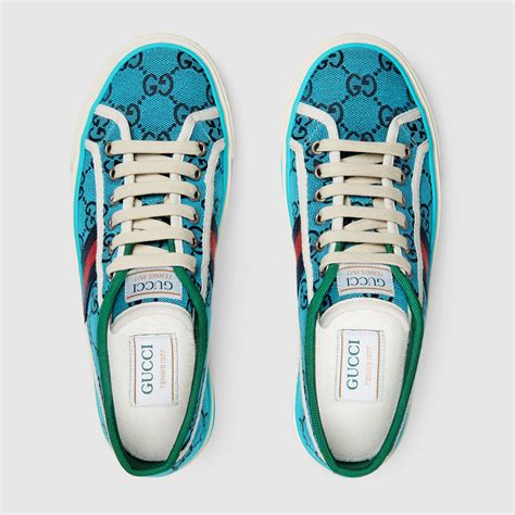 gucci tenis color azul